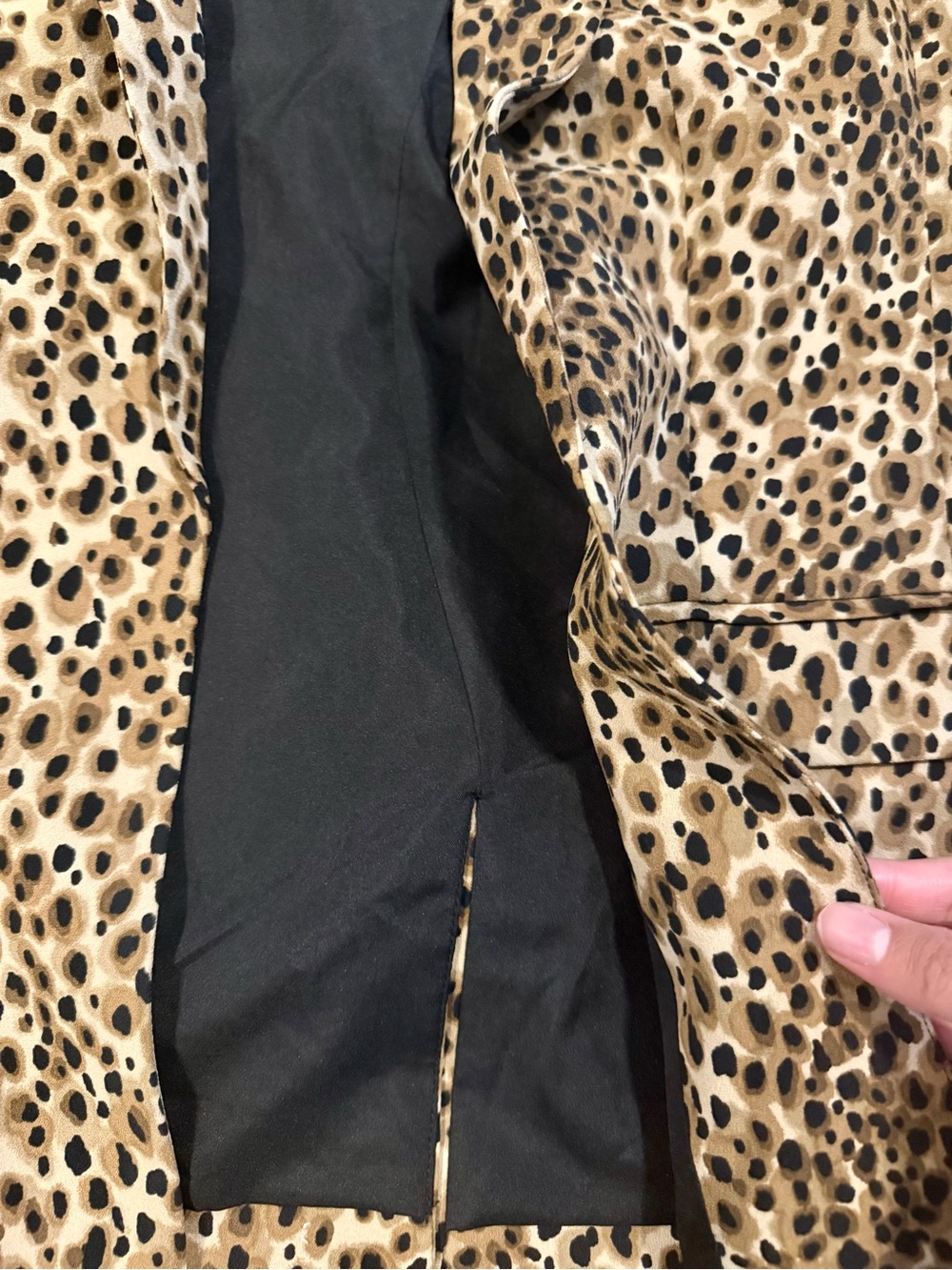 New Without Tags - LOFT Leopard Print Blazer - Picture 4 of 6